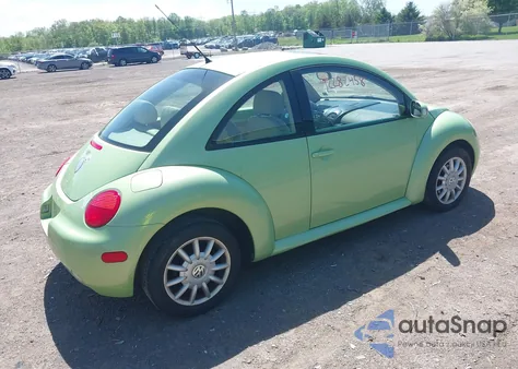 2004 Volkswagen New Beetle Gls 2.0L из США, поврежденный, VIN 3VWCK31C34M415802